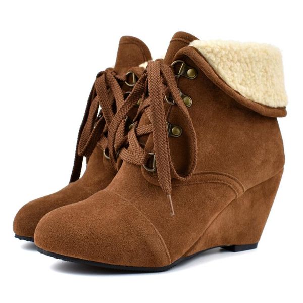 boots boot woman 2021 lace-up warm plush winter women ankle wedges casual shoes solid color suede, Black
boots boot woman 2021 lace-up warm plush winter women ankle wedges casual shoes solid color suede, Black