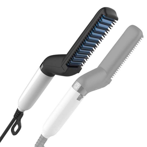quick hair styler for men professional hair comb curling iron hair volumize flatten side and straighten show cap, Silver
quick hair styler for men professional hair comb curling iron hair volumize flatten side and straighten show cap, Silver