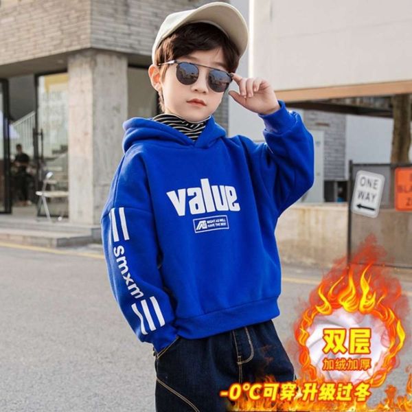 boys' plush hooded wtern sle children's sweater, et, baby's autumn and winter thickened pullover, korean fashion 2020 ux8d 17, Black
boys' plush hooded wtern sle children's sweater, et, baby's autumn and winter thickened pullover, korean fashion 2020 ux8d 17, Black