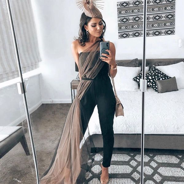 2021 the new new women a black shoulder bandage celebrity jumpsuit party at night overalls 2sw0, Black;white
2021 the new new women a black shoulder bandage celebrity jumpsuit party at night overalls 2sw0, Black;white