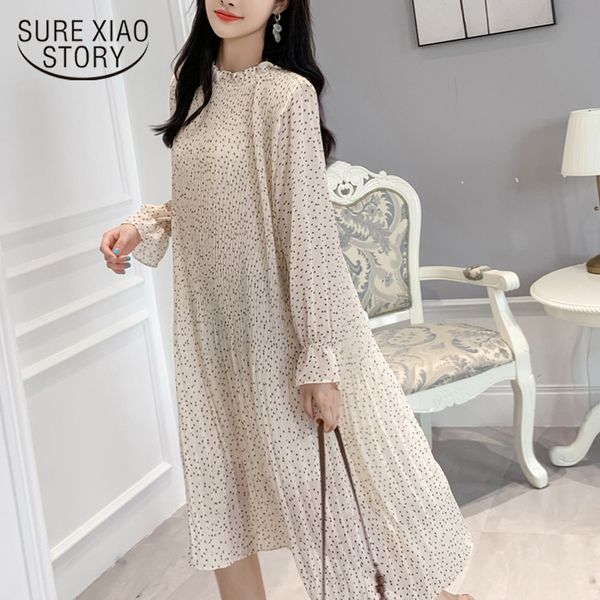 mid-calf chiffon dress long sleeve dress women dresses autumn and winter floral dress loose pleated party dresses 7151 50 201125, Black;gray
mid-calf chiffon dress long sleeve dress women dresses autumn and winter floral dress loose pleated party dresses 7151 50 201125, Black;gray