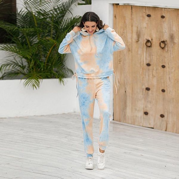 running sets original design fashion print sport casual fitness yoga hooded sweatshirts two-piece suit tie dye set women clothes loose1, Black;blue
running sets original design fashion print sport casual fitness yoga hooded sweatshirts two-piece suit tie dye set women clothes loose1, Black;blue