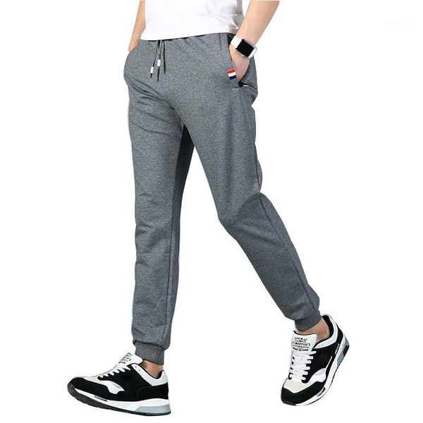 spring men's cotton pants solid casual skinny sweatpants drawstring elastic mid trousers comfy ankle pencil pants for autumn 4xl1, Black
spring men's cotton pants solid casual skinny sweatpants drawstring elastic mid trousers comfy ankle pencil pants for autumn 4xl1, Black