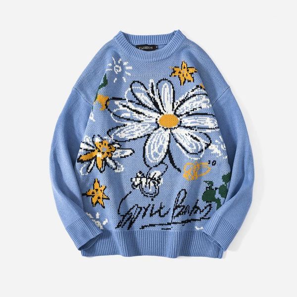 hip hop streetwear knitted sweater men graffiti flowers printed pullover harajuku cotton autumn fashion casual sweater hipster1, White;black
hip hop streetwear knitted sweater men graffiti flowers printed pullover harajuku cotton autumn fashion casual sweater hipster1, White;black