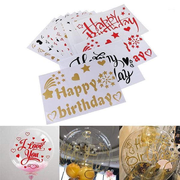 party decoration 1pcs happy birthday i love you clear balloon stickers for wedding valentine's day decoration1
party decoration 1pcs happy birthday i love you clear balloon stickers for wedding valentine's day decoration1