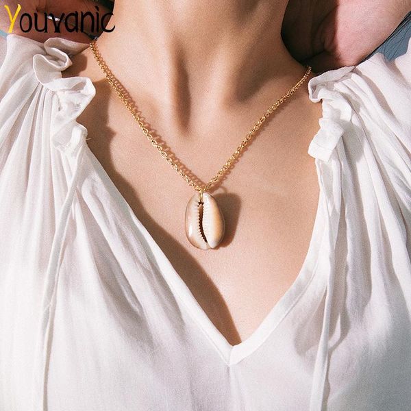 pendant necklaces youvanic boho big natural cowrie sea shell necklace for women gold long chains collar fashion beach jewelry collier 2479, Silver
pendant necklaces youvanic boho big natural cowrie sea shell necklace for women gold long chains collar fashion beach jewelry collier 2479, Silver