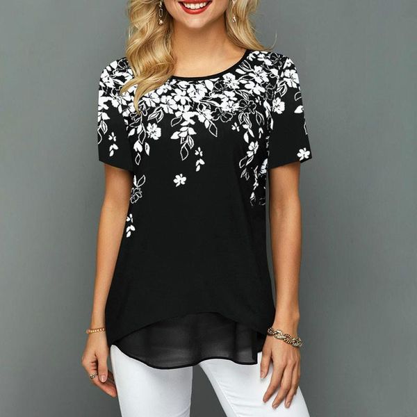 women fashion print round neck short sleeve boho tee shirts 2020 new summer female casual loose t-shirt plus size 5xl, White
women fashion print round neck short sleeve boho tee shirts 2020 new summer female casual loose t-shirt plus size 5xl, White