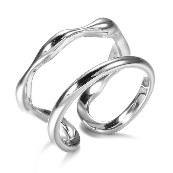 cluster rings double 925 silver ring open design wave line simple female finger fine engagement jewelry for women party gifts j0311, Golden;silver
cluster rings double 925 silver ring open design wave line simple female finger fine engagement jewelry for women party gifts j0311, Golden;silver