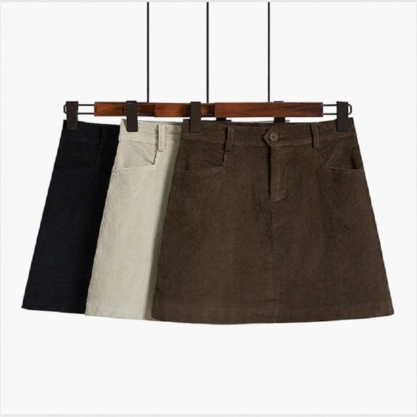 skirts corduroy skirt women's autumn winter 2021 small a-line high waist shows thin one-step hip, Black
skirts corduroy skirt women's autumn winter 2021 small a-line high waist shows thin one-step hip, Black
