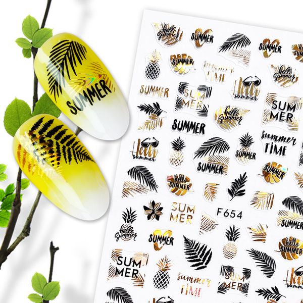 1pc summer glitter nail decals stickers gold black white leaf manicuring foils geometric slider nail art adhesive decor
1pc summer glitter nail decals stickers gold black white leaf manicuring foils geometric slider nail art adhesive decor