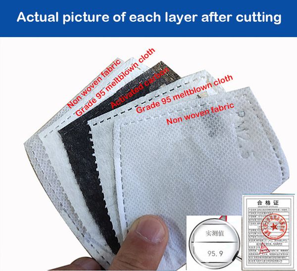 factory layers complete certificates pm2.5 with five of melt blown anti haze mask gasket dust-proof activated carbon fil
factory layers complete certificates pm2.5 with five of melt blown anti haze mask gasket dust-proof activated carbon fil