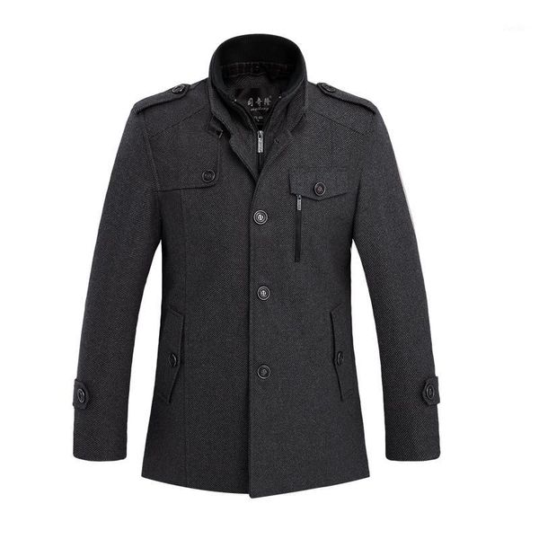 thicken men woolen coats jackets male manteau homme overcoat fashion brand outwear warm long sleeve pea coat stand collar 3xl1, Black
thicken men woolen coats jackets male manteau homme overcoat fashion brand outwear warm long sleeve pea coat stand collar 3xl1, Black
