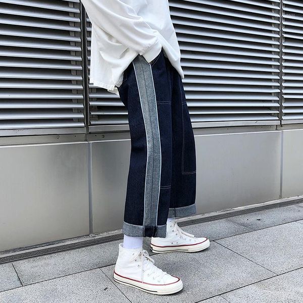 men's jeans nice autumn and winter male korean version of personality stitching contrast color fashion casual loose blue -2xl1
men's jeans nice autumn and winter male korean version of personality stitching contrast color fashion casual loose blue -2xl1
