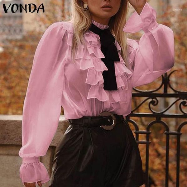 vonda women long sleeve ruffled blouse 2021 vonda bohemian fashion female shirts office blusas femininas plus size1, White
vonda women long sleeve ruffled blouse 2021 vonda bohemian fashion female shirts office blusas femininas plus size1, White