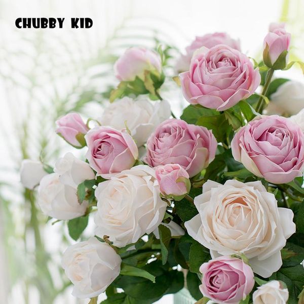 decorative flowers & wreaths wholesale 3 heads artificial rose nice fake wedding silk rosa 12pcs/lot1
decorative flowers & wreaths wholesale 3 heads artificial rose nice fake wedding silk rosa 12pcs/lot1