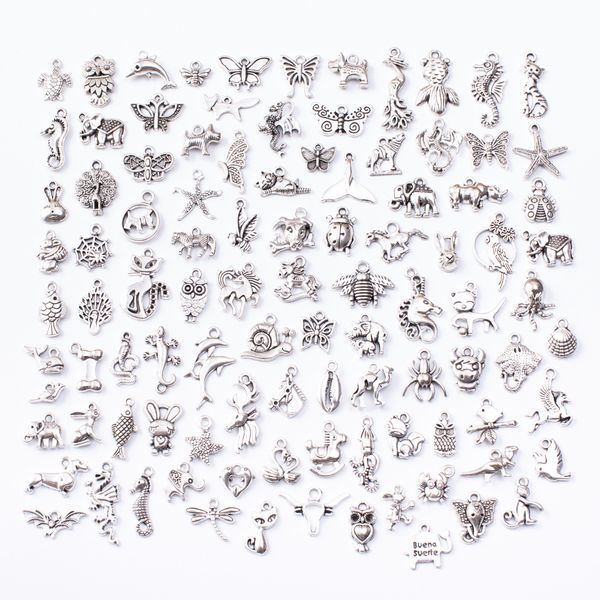 mix animal zinc alloy charm bead pendant parts 100 styles a pack fit for bracelet bangle necklace diy components, Bronze;silver
mix animal zinc alloy charm bead pendant parts 100 styles a pack fit for bracelet bangle necklace diy components, Bronze;silver