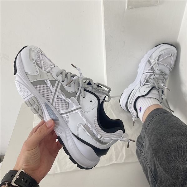 ins super net red daddy lovers thick soled high rise sports men's and women's fashionable shoes, Black
ins super net red daddy lovers thick soled high rise sports men's and women's fashionable shoes, Black
