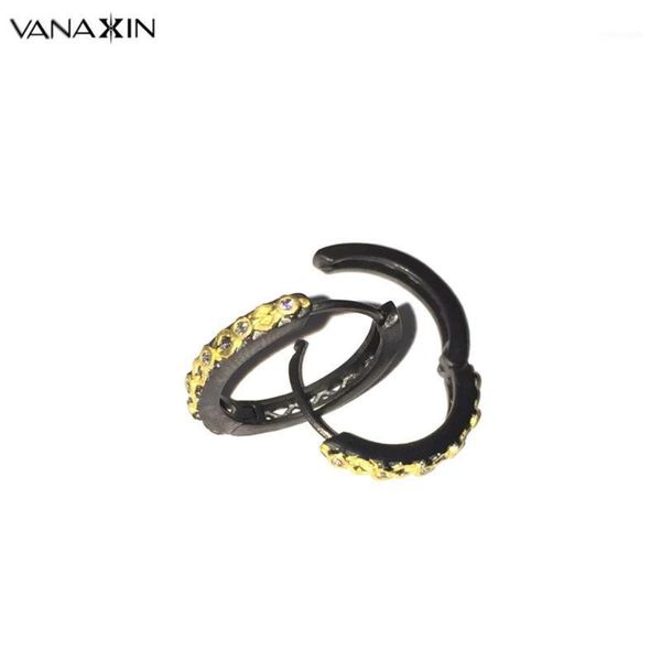 hoop & huggie vanaxin earrings for women cubic zirconia simple style circle earring black small cool jewelry fashion1, Golden;silver
hoop & huggie vanaxin earrings for women cubic zirconia simple style circle earring black small cool jewelry fashion1, Golden;silver