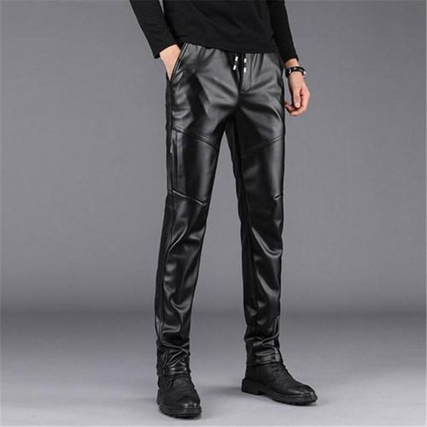 men's pants men pu leather joggers black skinny plush fur integrated motorcycle warm slim trousers pencil
men's pants men pu leather joggers black skinny plush fur integrated motorcycle warm slim trousers pencil
