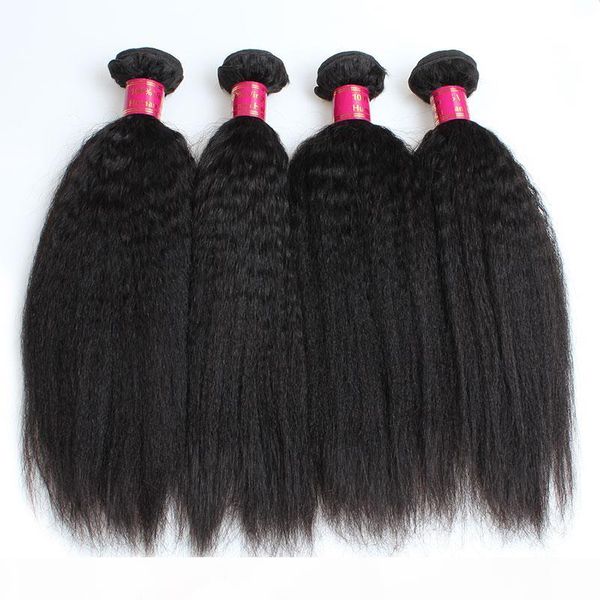 brazilian kinky straight human hair weave bundles 10a unprocessed peruvian malaysian indian italian coarse afro yaki straight hair extension, Black
brazilian kinky straight human hair weave bundles 10a unprocessed peruvian malaysian indian italian coarse afro yaki straight hair extension, Black
