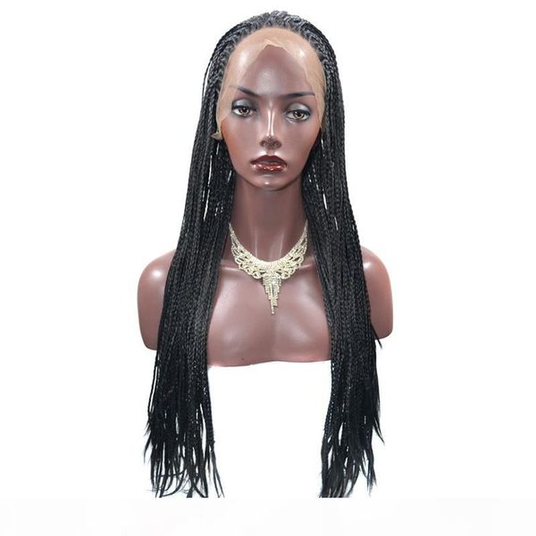 natural black braided lace front wigs long braids wigs 18-24 inch glueless synthetic lace front wigs for black women heat resistant fiber
natural black braided lace front wigs long braids wigs 18-24 inch glueless synthetic lace front wigs for black women heat resistant fiber