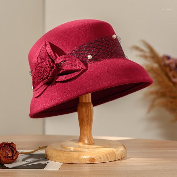 mother gift grade 100% australia wool cloche hats lady party formal fedora hat women winter elegant flower felt hat 56-58cm1, Blue;gray
mother gift grade 100% australia wool cloche hats lady party formal fedora hat women winter elegant flower felt hat 56-58cm1, Blue;gray
