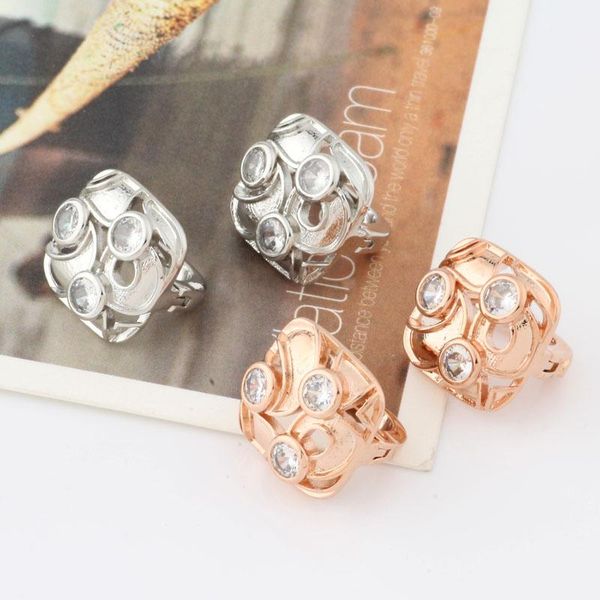 luxury 585 rose gold color earrings drop earrings for women with cubic zircon jewelry wholesale accesories women, Silver
luxury 585 rose gold color earrings drop earrings for women with cubic zircon jewelry wholesale accesories women, Silver