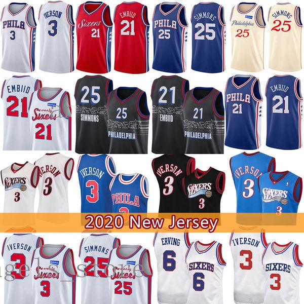 аллен 3 иверсон ncaa joel 21 embiid ben 25 simmons баскетбол джерси юлий 6 иевинг филадельфия 76er. трикотажные изделия мужчины, Black;red
аллен 3 иверсон ncaa joel 21 embiid ben 25 simmons баскетбол джерси юлий 6 иевинг филадельфия 76er. трикотажные изделия мужчины, Black;red
