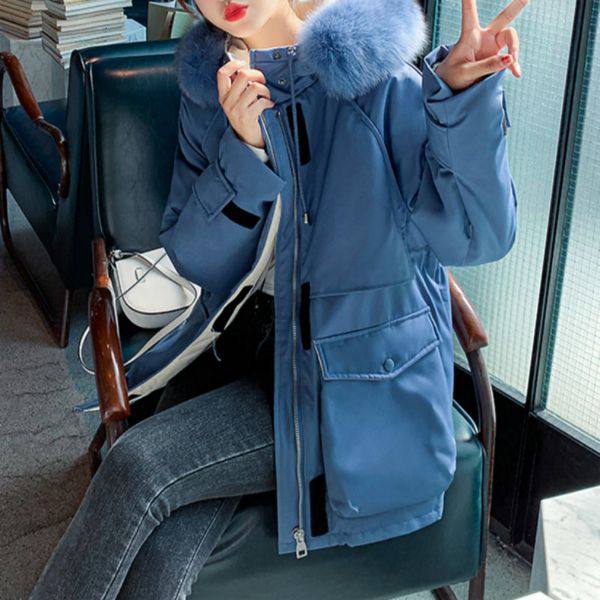 2021 new oversized solid parka hood pockets mid-long parkas for office lady thickening female winter clothes lxc0, Black
2021 new oversized solid parka hood pockets mid-long parkas for office lady thickening female winter clothes lxc0, Black