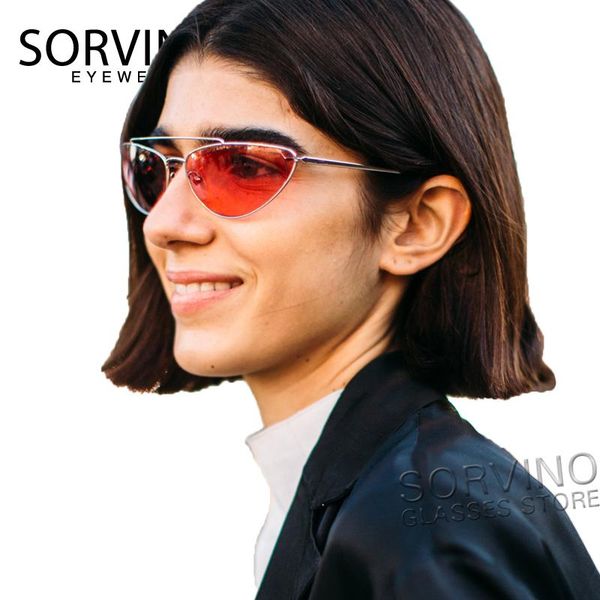 sunglasses sorvino retro shades for women mens cat eye brand designer fashion small steampunk triangle cateye sun glasses sp316, White;black
sunglasses sorvino retro shades for women mens cat eye brand designer fashion small steampunk triangle cateye sun glasses sp316, White;black