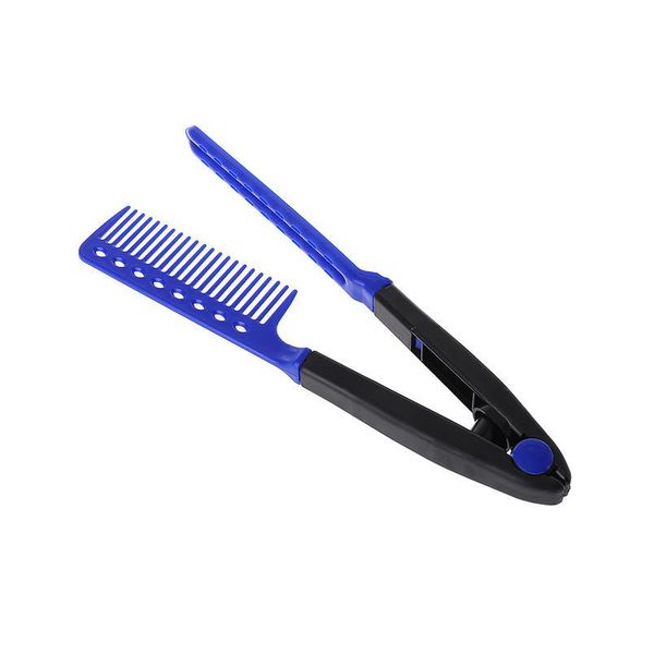 1pc v type folding hair straightener comb diy salon styling tool blue sa jllaee, Silver
1pc v type folding hair straightener comb diy salon styling tool blue sa jllaee, Silver