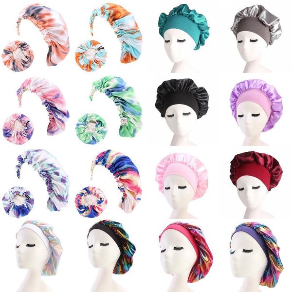 shower caps adjust solid satin bonnet hair styling cap care women night sleep hat silk head wrap bathroom accessories
shower caps adjust solid satin bonnet hair styling cap care women night sleep hat silk head wrap bathroom accessories