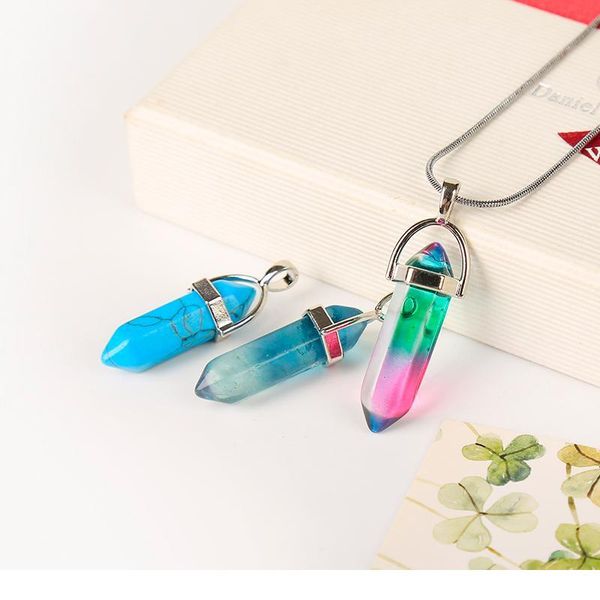 1pc lovely natural stones and minerals two pointed crystal points rose quartz amethyst home decoration necklace party qylxuq, Black
1pc lovely natural stones and minerals two pointed crystal points rose quartz amethyst home decoration necklace party qylxuq, Black
