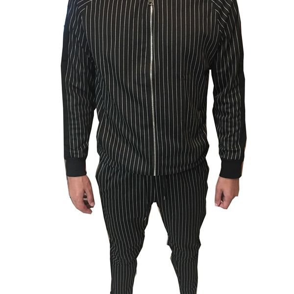 2020 men's sportswear suit sweatshirt tracksuit muscle fitness casual active zipper outwear training clothes men sets q1216, Black;white
2020 men's sportswear suit sweatshirt tracksuit muscle fitness casual active zipper outwear training clothes men sets q1216, Black;white