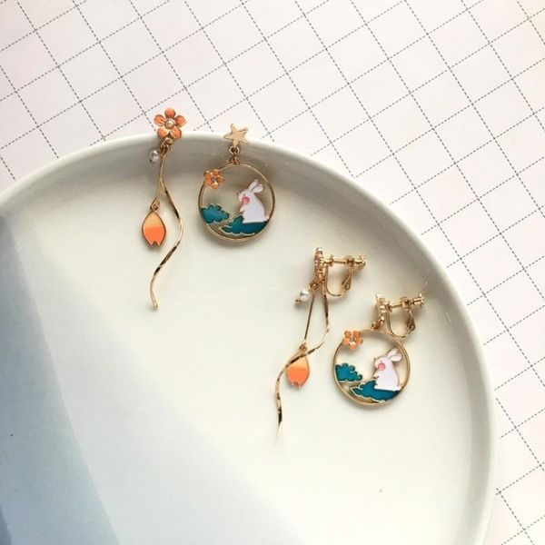 japanese personality cute metal texture flower asymmetry dangle earrings for sweet girl women fashion jewelry accessories, Silver
japanese personality cute metal texture flower asymmetry dangle earrings for sweet girl women fashion jewelry accessories, Silver