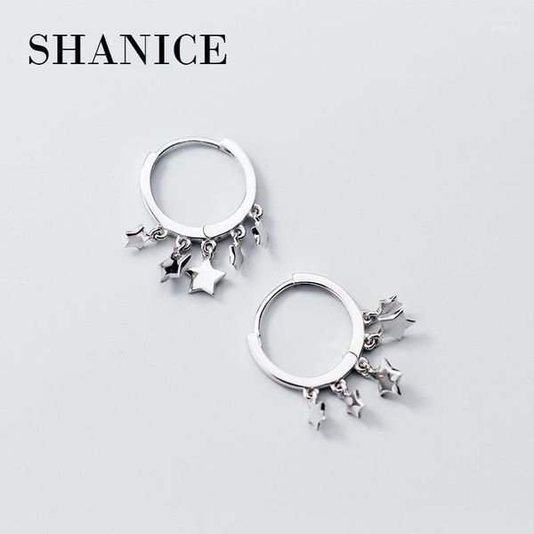 hoop & huggie shanice s925 silver stars earrings female japanese wind simple five-pointed star tassel short temperament1, Golden;silver
hoop & huggie shanice s925 silver stars earrings female japanese wind simple five-pointed star tassel short temperament1, Golden;silver