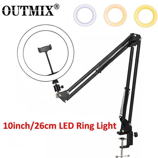 26cm video light dimmable led selfie ring light with arm table holder pgraphy usb ring lamp for makeup youtube1
26cm video light dimmable led selfie ring light with arm table holder pgraphy usb ring lamp for makeup youtube1