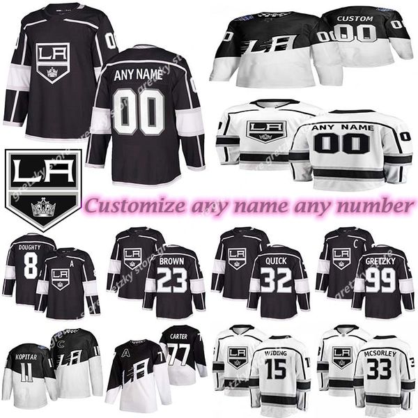 los angeles kings jerseys 99 gretzky 8 doughty 11 kopitar 23 brown 32 quick 77 carter customize any number any name hockey jersey, Black;red
los angeles kings jerseys 99 gretzky 8 doughty 11 kopitar 23 brown 32 quick 77 carter customize any number any name hockey jersey, Black;red