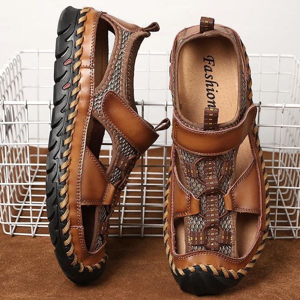 mens sandals 2020 summer big size 48 men 39 s shoes beach handmade sandalias de hombre genuine leather hollow breathable outdoor1, Black
mens sandals 2020 summer big size 48 men 39 s shoes beach handmade sandalias de hombre genuine leather hollow breathable outdoor1, Black