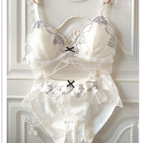 french women lingerie wire bra and panty set lace underwear lolita girl teens ultra thin embroidery bras thong briefs sets, Red;black
french women lingerie wire bra and panty set lace underwear lolita girl teens ultra thin embroidery bras thong briefs sets, Red;black