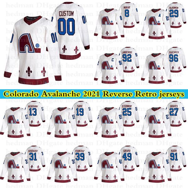 2021 colorado avalanche reverse retro jerseys 96 rantanen 29 mackinnon 8 cale makar 92 landeskog custom any number any name hockey jersey, Black;red
2021 colorado avalanche reverse retro jerseys 96 rantanen 29 mackinnon 8 cale makar 92 landeskog custom any number any name hockey jersey, Black;red
