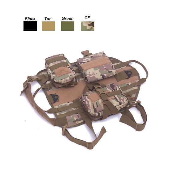 outdoor camouflage clothes molle load jacket gear carrier tactical dog training vest harnesses with pouches no06-204 4 n3na0, Black;green
outdoor camouflage clothes molle load jacket gear carrier tactical dog training vest harnesses with pouches no06-204 4 n3na0, Black;green