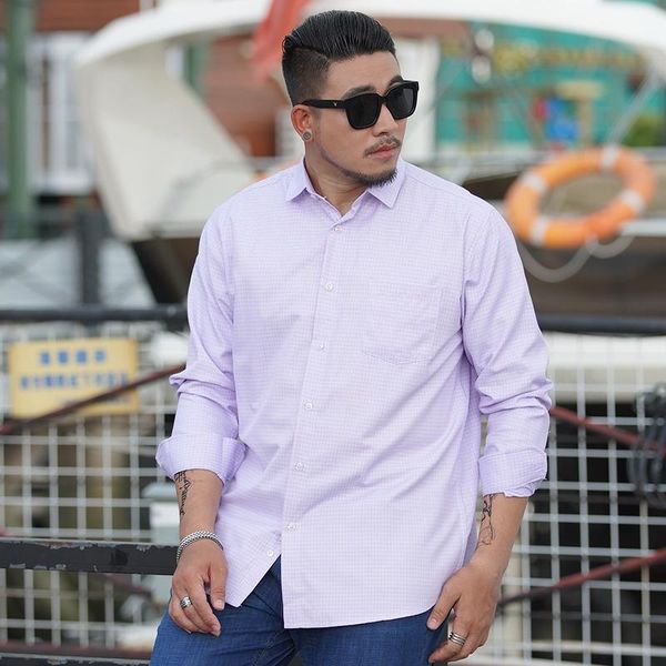 men's clothing 2021 fashion male shirt long-sleeves large lattice men's casual mens dress shirts slim men shirt 10xl 9xl 8x, White;black
men's clothing 2021 fashion male shirt long-sleeves large lattice men's casual mens dress shirts slim men shirt 10xl 9xl 8x, White;black