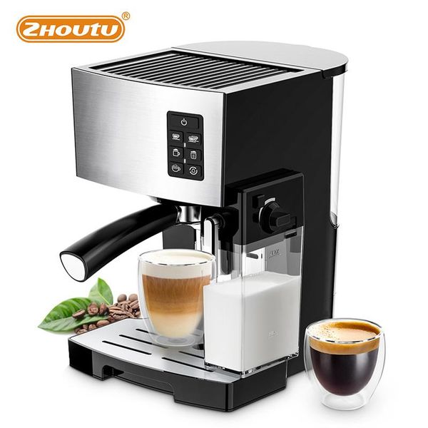 zhoutu 3 in 1 espresso coffee machine with built in powerful milk frother & steamer espresso maker one-touch latte & cappuccino
zhoutu 3 in 1 espresso coffee machine with built in powerful milk frother & steamer espresso maker one-touch latte & cappuccino