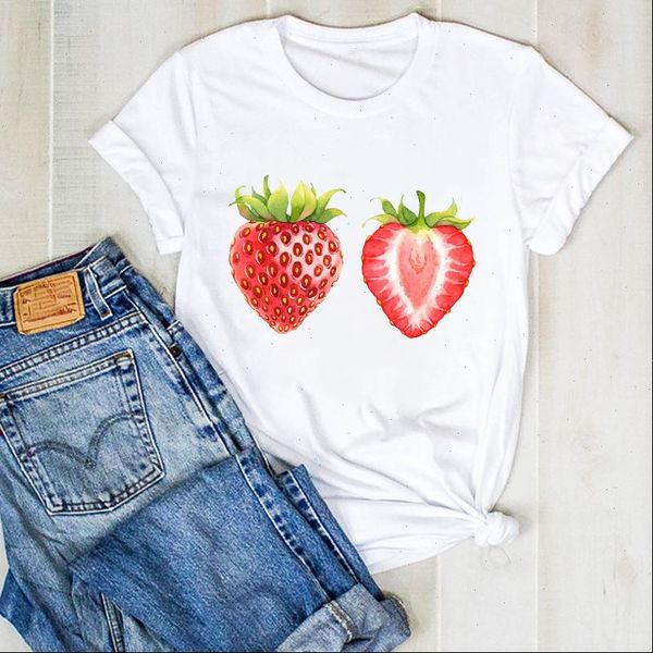 women lady strawberry sweet printed fruit beach ladies summer t tee tshirt womens female shirt clothes graphic t shirt, White
women lady strawberry sweet printed fruit beach ladies summer t tee tshirt womens female shirt clothes graphic t shirt, White