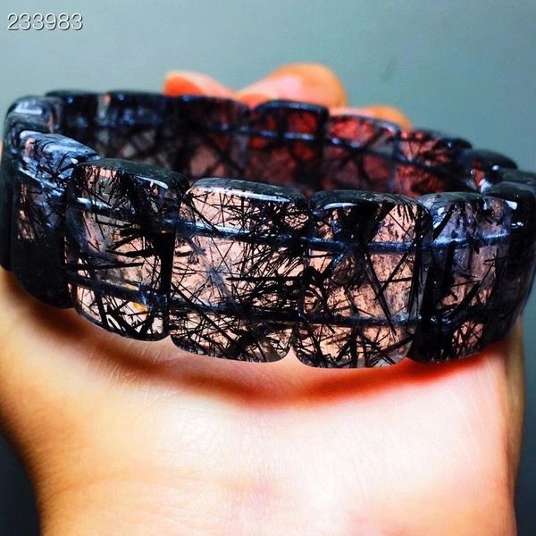 natural black genuine rutilated quartzo gemstone precious female bracelet 17.8x12.8x6mm clear rectangle stone accounts rich jewelry 98u1
natural black genuine rutilated quartzo gemstone precious female bracelet 17.8x12.8x6mm clear rectangle stone accounts rich jewelry 98u1