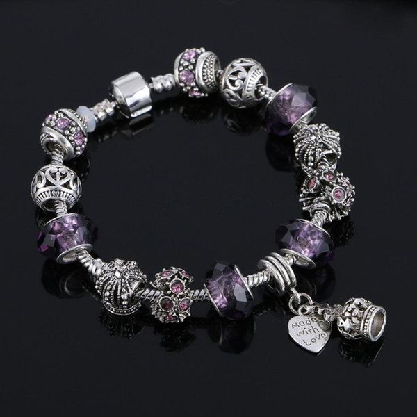 2017 couleur argent charme verre bracelets pour les femmes cristal coeur perles bracelets & bangles bracelets diy bijoux wmtjar yyysports
2017 couleur argent charme verre bracelets pour les femmes cristal coeur perles bracelets & bangles bracelets diy bijoux wmtjar yyysports