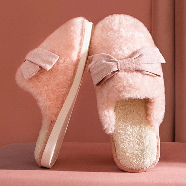 2020 winter women slippers candy color cute bow home shoes warm thick plush house flat slippers indoor girls ladies furry shoes #ui7f, Black
2020 winter women slippers candy color cute bow home shoes warm thick plush house flat slippers indoor girls ladies furry shoes #ui7f, Black