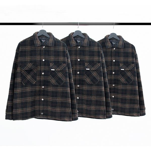 2021 new represent tartan wool overshirt hoodie men women plaid textured over-shirt shirts blouse nxfw, Black
2021 new represent tartan wool overshirt hoodie men women plaid textured over-shirt shirts blouse nxfw, Black