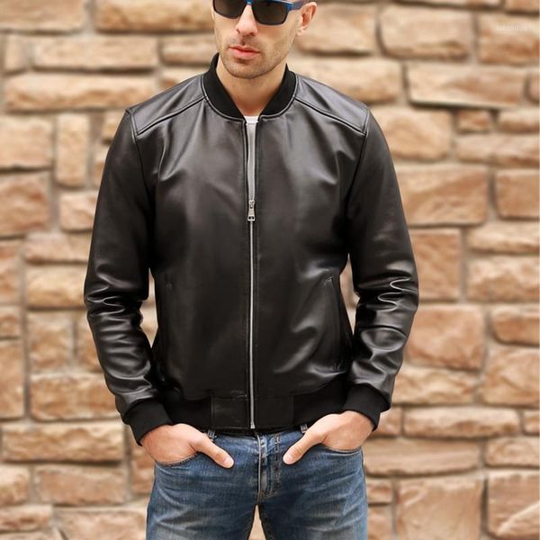 men's leather & faux seller mens coat 100% sheepskin collar business men jacket natural high-quality coat1, Black
men's leather & faux seller mens coat 100% sheepskin collar business men jacket natural high-quality coat1, Black